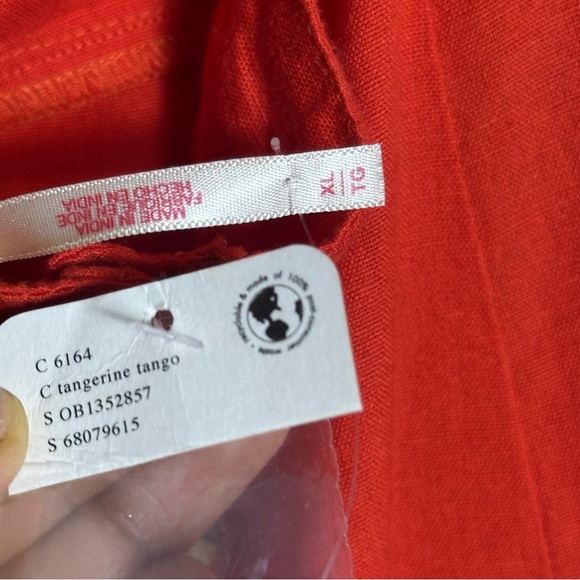 Free People Francesca Midi Dress Size XL NWT Open, tie-back side slit unlined - Picture 12 of 14